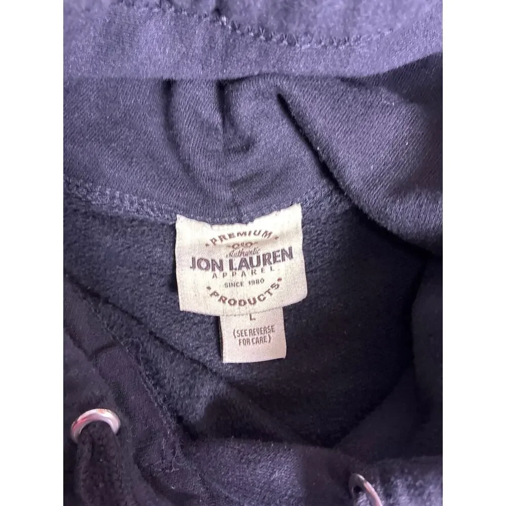 John Lauren Dodge Ram Hoodie Mens Large Black Graphic Pullover Automotive